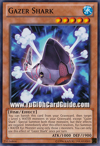 Yu-Gi-Oh Card: Gazer Shark