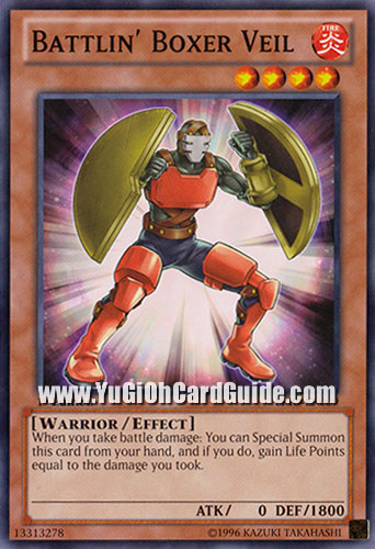 Yu-Gi-Oh Card: Battlin' Boxer Veil