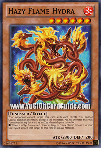 Yu-Gi-Oh Card: Hazy Flame Hydra