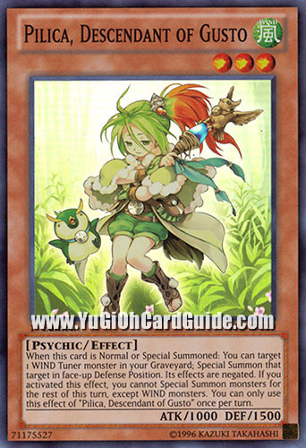 Yu-Gi-Oh Card: Pilica, Descendant of Gusto