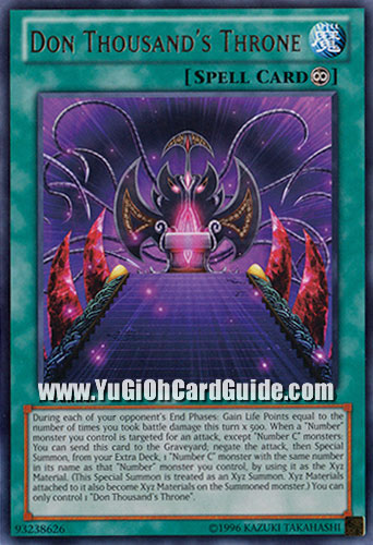 Yu-Gi-Oh Card: Don Thousand's Throne