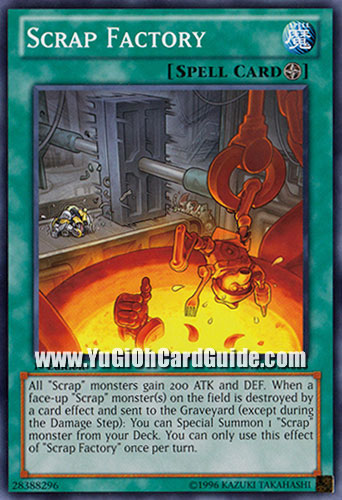 Yu-Gi-Oh Card: Scrap Factory