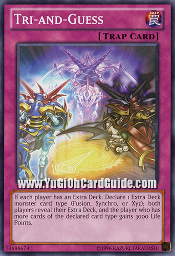 Yu-Gi-Oh Card: Tri-and-Guess