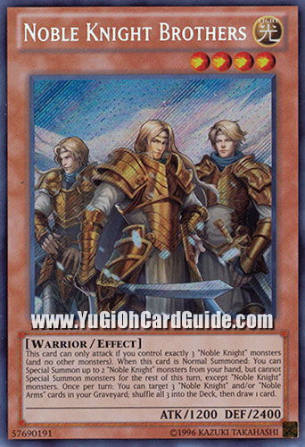 Yu-Gi-Oh! Carta Da Gioco – Noble Knight Brothers (PRIO-EN081) – 1st Edition, Rara Segreta Da Primal Origin - 3