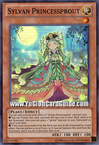 yugioh sylvan cards YuGiOh Primal Origin Super Rare Sylvan Princessprout PRIO-EN083