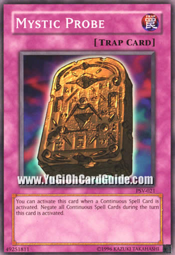 Yu-Gi-Oh Card: Mystic Probe