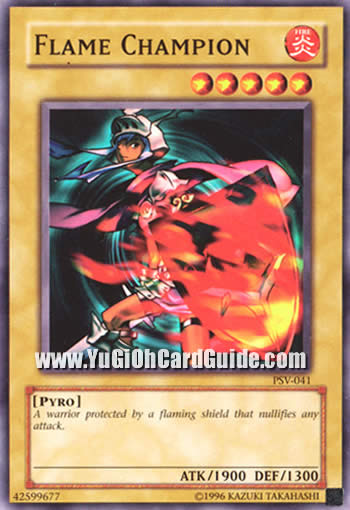 Yu-Gi-Oh Card: Flame Champion