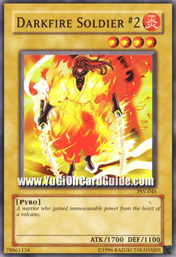 Yu-Gi-Oh Card: Darkfire Soldier #2