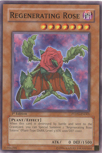 Yu-Gi-Oh Card: Regenerating Rose