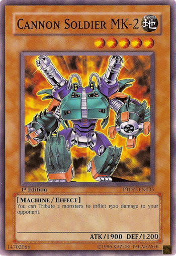 Yu-Gi-Oh Card: Cannon Soldier MK-2