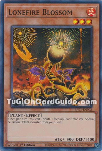 Yu-Gi-Oh Card: Lonefire Blossom