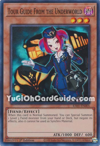 Yu-Gi-Oh Card: Tour Guide From The Underworld
