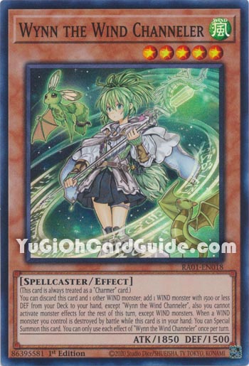 Yu-Gi-Oh Card: Wynn the Wind Channeler
