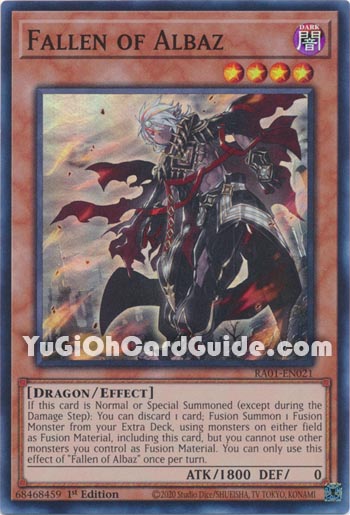 Yu-Gi-Oh Card: Fallen of Albaz