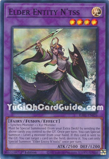 Yu-Gi-Oh Card: Elder Entity N'tss