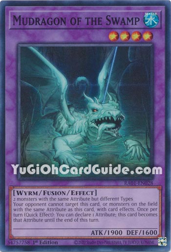 Yu-Gi-Oh Card: Mudragon of the Swamp