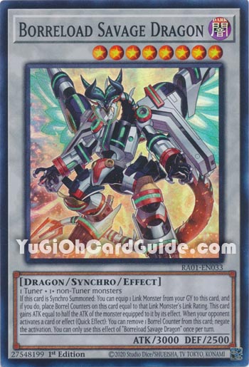 Yu-Gi-Oh Card: Borreload Savage Dragon
