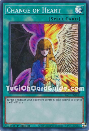 Yu-Gi-Oh Card: Change of Heart