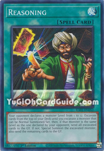 Yu-Gi-Oh Card: Reasoning