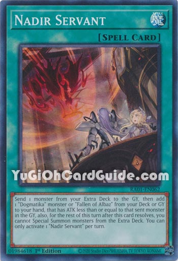 Yu-Gi-Oh Card: Nadir Servant