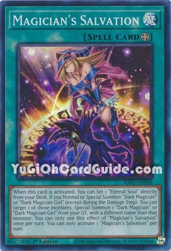 Yu-Gi-Oh Card: Magician's Salvation
