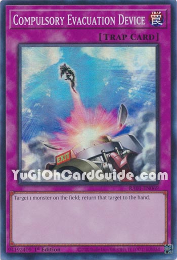 Yu-Gi-Oh Card: Compulsory Evacuation Device