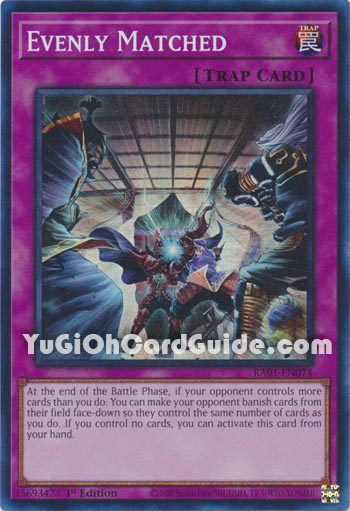 Yu-Gi-Oh Card: Evenly Matched