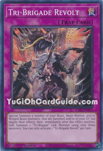 Yu-Gi-Oh Card: Tri-Brigade Revolt