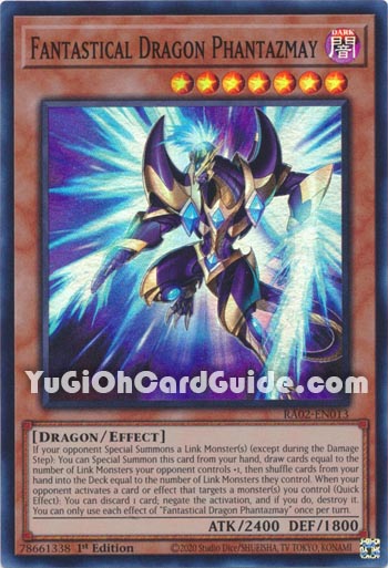 Yu-Gi-Oh Card: Fantastical Dragon Phantazmay