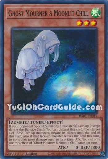 Yu-Gi-Oh Card: Ghost Mourner & Moonlit Chill