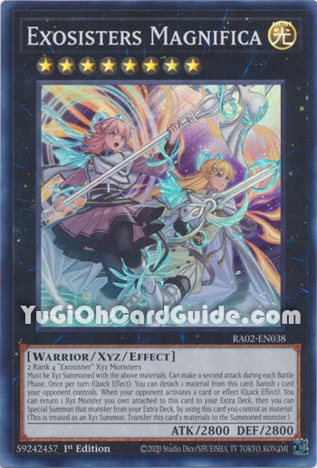 Yu-Gi-Oh Card: Exosisters Magnifica