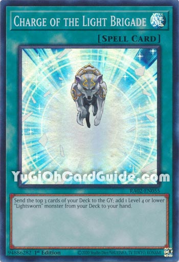 Yu-Gi-Oh Card: Charge of the Light Brigade