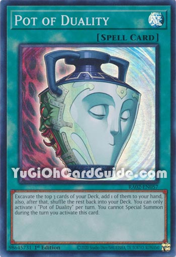 Yu-Gi-Oh Card: Pot of Duality
