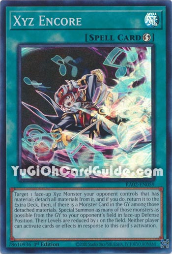 Yu-Gi-Oh Card: Xyz Encore