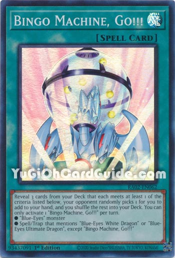 Yu-Gi-Oh Card: Bingo Machine, Go!!!