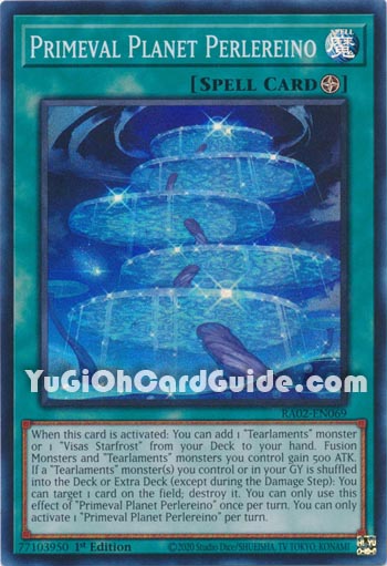 Yu-Gi-Oh Card: Primeval Planet Perlereino