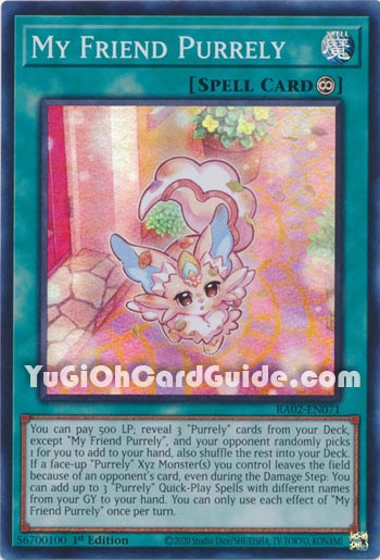 Yu-Gi-Oh Card: My Friend Purrely