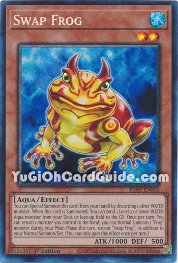 Yu-Gi-Oh Card: Swap Frog