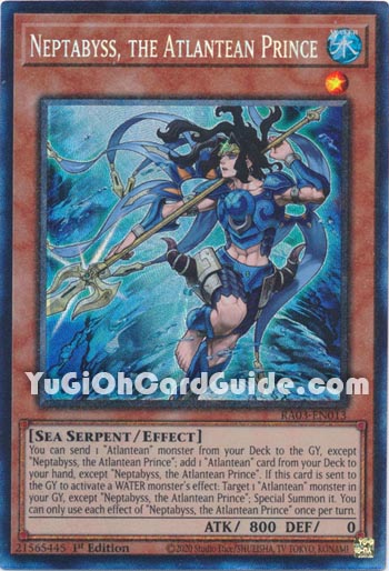 Yu-Gi-Oh Card: Neptabyss, the Atlantean Prince