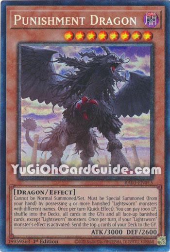 Yu-Gi-Oh Card: Punishment Dragon