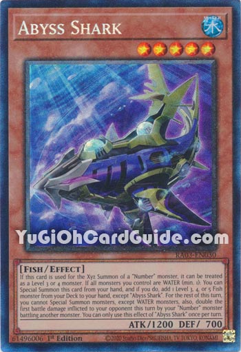 Yu-Gi-Oh Card: Abyss Shark