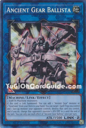 Yu-Gi-Oh Card: Ancient Gear Ballista