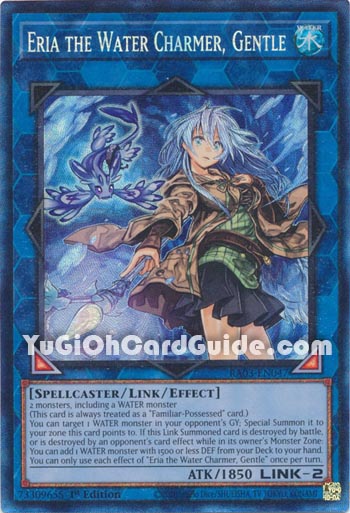 Yu-Gi-Oh Card: Eria the Water Charmer, Gentle