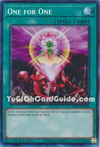 Yu-Gi-Oh Card: One for One