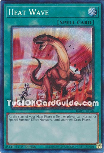 Yu-Gi-Oh Card: Heat Wave