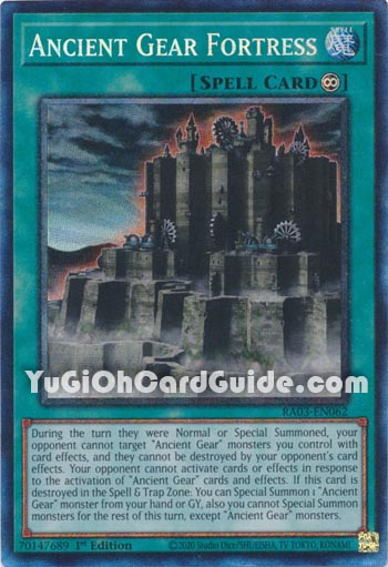 Yu-Gi-Oh Card: Ancient Gear Fortress