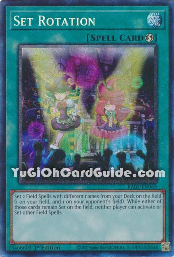 Yu-Gi-Oh Card: Set Rotation