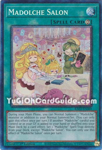 Yu-Gi-Oh Card: Madolche Salon