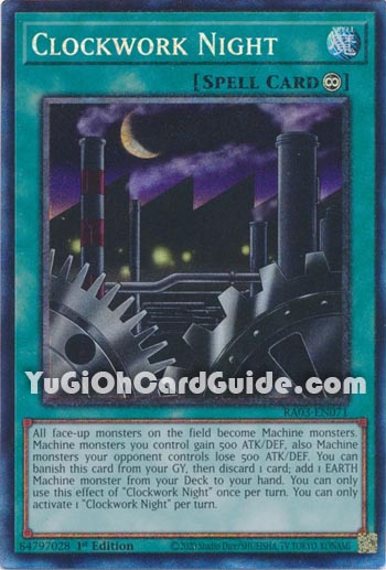 Yu-Gi-Oh Card: Clockwork Night