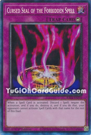 Yu-Gi-Oh Card: Cursed Seal of the Forbidden Spell